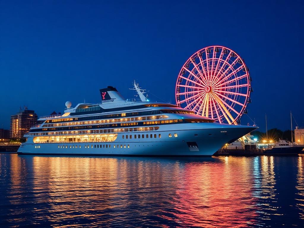 Luxury cruise ship